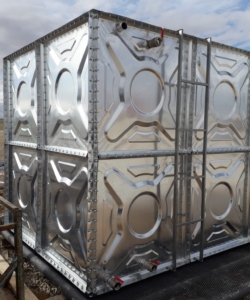 10 Tonluk Galvanizli Modüler Su Deposu