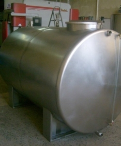 3 Ton Yatık Silindirik Su Depo
