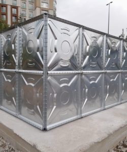 80 Ton Galvanizli Modüler Su Deposu