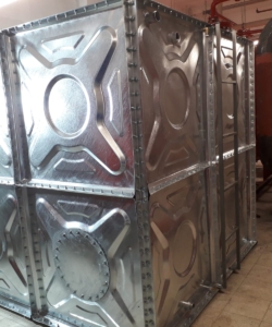 Galvaniz Kaplamalı Modüler Su Deposu
