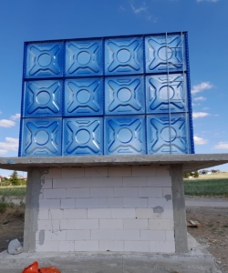 60 Tonluk Modüler İçten Termoplastik Kaplamalı Su Deposu
